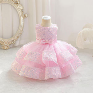 Ropa de bebé nueva al por mayor, vestido para niños, diseños de imágenes, vestido pequeño para niña, vestido de fiesta de primer cumpleaños - Product Image 5