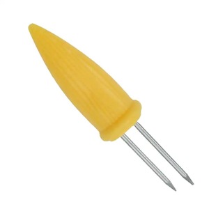 Stainless Steel Corn Skewer Set 21.5X6.5X2.5Cm Heat Resistant For <b>BBQ</b> Cooking Baking Outdoor Use - Product Image 2