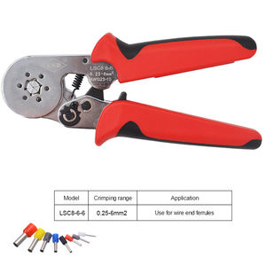 सामी <span class=keywords><strong>crimping</strong></span> उपकरण के लिए प्रेस हेक्सागोनल प्रकार 0.25-6mm2 केबल ferrules ए. एन LSC8-6-6 षट्भुज <span class=keywords><strong>crimping</strong></span> उपकरण - Product Image 2