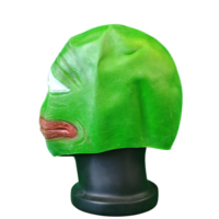Masque de grenouille Pepe réaliste, grenouille triste, masque amusant en latex pour animaux, masque en latex pour la tête entière, costume en latex pour les fêtes et les événements d'Halloween