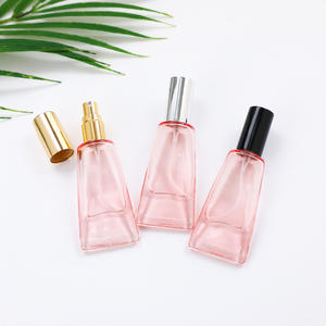 Nouvelle conception, flacon de <span class=keywords><strong>parfum</strong></span> miniature fantaisie de 10 ml, format poche, personnalisé, unique, en forme de tuyau rose, en verre, avec vaporisateur fin et couvercle. - Product Image 2