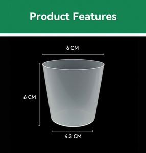 Vasos Fríos de Plástico PP Mini de 3oz - Libres de BPA, Ecológicos, Duraderos para Café, Vino, Zumo y Aperitivos, Apilables, Vasos para Niños - Product Image 4