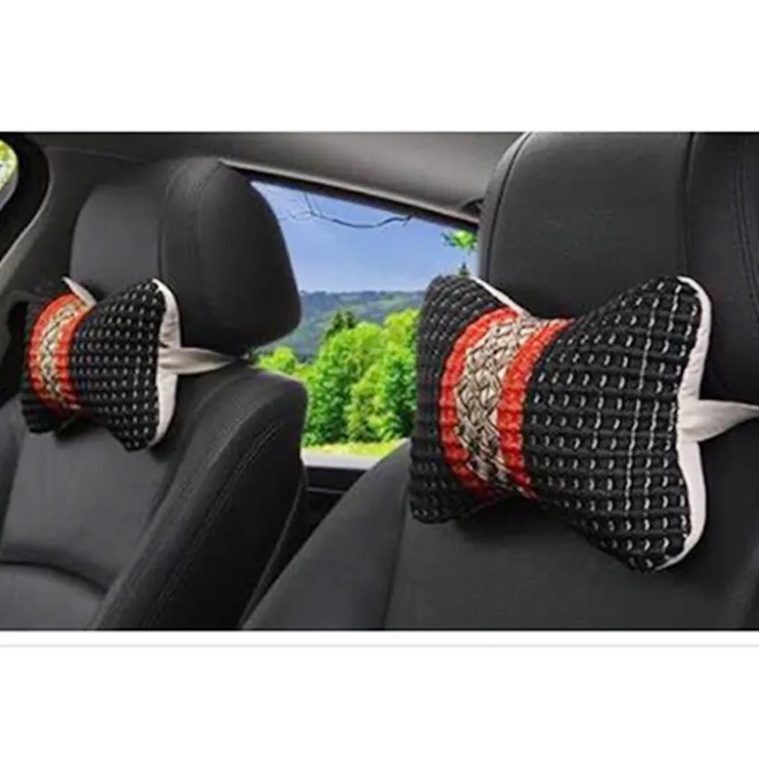 Pemasok gaya panas Aksesori Mobil mewah universal sandaran kepala kursi mobil bantal