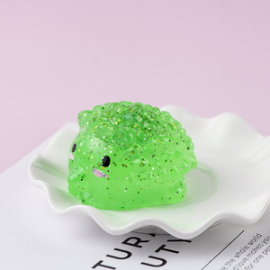 Juguetes blandos transparentes con purpurina de animales: mini pulpo, conejo, ballena, juguete antiestrés para apretar, recuerdo de fiesta para niños, venta al por mayor - Product Image 5