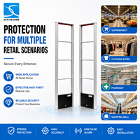 Porte antivol RF pour magasin de vêtements avec carte DSP, longue portée de détection, système EAS RF d'usine OEM, portillon EAS RF