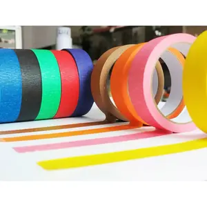 ISO9001 Certified Free Sample Factory Directly Supply 12 Different Color Masking Tape For Painting