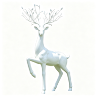 Sculpture de cheval en résine, statue géométrique low-poly, figurine animale rouge, taille et couleur personnalisables, moulée pour parc à thème, maison, bureau, jardin