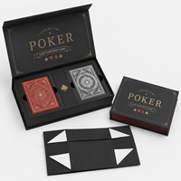 Boîte cadeau en papier magnétique pliable de haute qualité, imprimée sur mesure, avec finition mate colorée, style livre, pour cartes