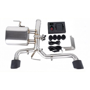 Échappement arrière à soupapes SS304 avec embouts en fibre de carbone pour <span class=keywords><strong>BMW</strong></span> E90 <span class=keywords><strong>E92</strong></span> 320i <span class=keywords><strong>328i</strong></span> 2005-2012 - Product Image 1