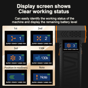 Healthyviv Tùy Chỉnh 130000Rpm Máy Thổi Khí Điện Mini Turbo Máy Bay Phản Lực Fan Xách Tay Nén Không Khí Khăn Lau Bụi - Product Image 5