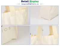 Tas Selempang Kanvas Besar Multi-Skenario dengan Logo/Huruf Kustom dan Kantong Ber-resleting untuk Belanja, Kerja, Perjalanan & Acara Akhir Pekan