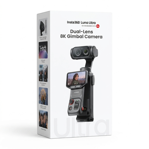 กล้อง Insta360 Luna Ultra Stan 4K สำหรับวีล็อกกิ้ง เลนส์คู่ Leica ซูม 10x-20x เซ็นเซอร์ 1 นิ้ว มุมกว้าง 180 องศา รูรับแสง F/2.8 มีสินค้าในสหรัฐอเมริกา - Product Image 6