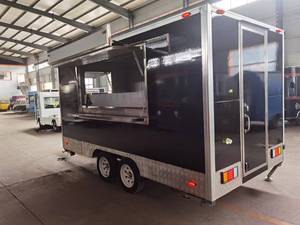 Đen bánh pho mát thịt Snack thực phẩm Trailer thiết bị bartender thực phẩm xe tải forsale đôi nước chìm đập vỡ kim loại Mercedes - Product Image 5