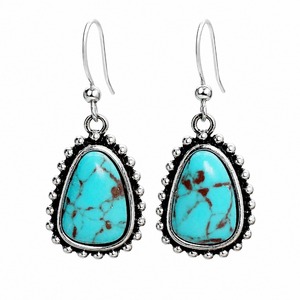 Orecchini Vintage a Goccia, Accessori Bohémien da Festa per Signore con Perline Rotonde e Pizzo - Product Image 6