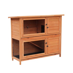 <b>Wooden</b> Pet <b>House</b> Solid Wood Dog Kennel Rainproof Outdoor <b>Cat</b> Dog Shelter With Ramp Zhejiang Origin - Product Image 5