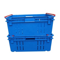 Joinjoin — caisse à Fruits en plastique, panier en maille plastique, pour Fruits et légumes, avec poignée, grande capacité