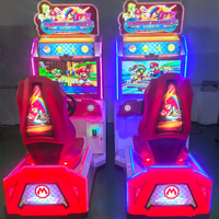 Simulateur de course d'arcade Mario Kart 3D - Construction en métal et plastique - Garantie 1 an (version anglaise)