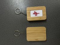 Câble de données USB en bambou avec logo doming époxy personnalisé Adaptateur OTG Ensemble de stockage de cartes de crédit Câble de transfert de données à charge rapide 60W 6 en 1