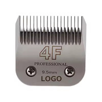 Lame détachable professionnelle OEM en acier inoxydable 3 3/4F # 5F # 7F # 10F # 30F Lames de tondeuse A5 ultra-tranchantes pour chien et chat à fourrure épaisse