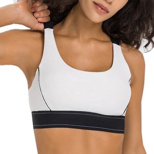 Soutien-gorge de sport pour femme réglable en gros personnalisé avec bretelles croisées Bande élastique respirante Soutien-gorge de sport pour la salle de sport pour le yoga - Product Image 2