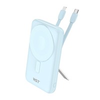 Batterie externe magnétique sans fil 10000mAh 15W, charge rapide portable pour les voyages en plein air