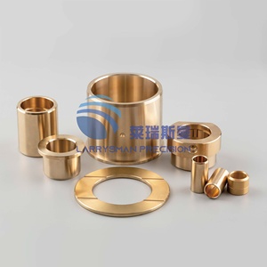 محامل انزلاقية من الفولاذ عالي الجودة بطانات برونزية متينة مع تشحيم ذاتي من النوع ذي شفة - Product Image 4