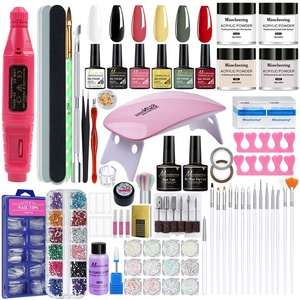 Nouveau kit de manucure avec perceuse électrique portable UV LED colorée 62 pièces/ensemble et sécheuse pour gel <span class=keywords><strong>à</strong></span> <span class=keywords><strong>ongles</strong></span> - Product Image 1