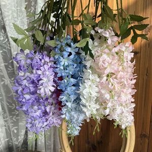 Flores Artificiales de Glicinia Jinxi, 3 Cabezas, Arreglo Floral de Seda, Decoración para Bodas, Fotografía al Aire Libre, Accesorios - Product Image 2