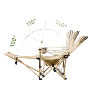 Özelleştirilebilir Logo çok fonksiyonlu Relax Pad plaj yürüyüş okul hastane kullanımı için dayanıklı paslanmaz çelik kamp sandalyesi Modern - Product Image 1