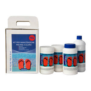 Kit de mantenimiento de cloro para piscinas de hasta 30 m³, herramientas de limpieza - Product Image 1