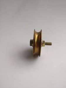 Roue de <span class=keywords><strong>roulette</strong></span> à double roulement roue de porte coulissante pour porte de clôture support en U pour porte de roues - Product Image 4