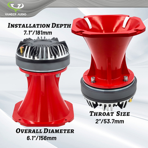 Altoparlante professionale Audio MAX 600W <span class=keywords><strong>2</strong></span> pollici sistema Audio in alluminio Driver corno rosso titanio compressione Driver Kit - 8 <span class=keywords><strong>ohm</strong></span> - Product Image 4