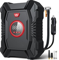 12V DC ABS Material Car Tire Inflator Digital Air Compressor with Auto Shut Off LED Display CE Certified for Car SUV Motorcycle