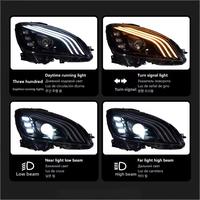 Pour Mercedes-Benz Classe C W204 07-10, ensemble de phares modifiés C300/260/200, mise à niveau avec lentille LED 12V