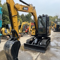 Excavatrice Sany SY75PRO 2023, 7,5 tonnes, 95% neuve, moteur PLC d'origine, boîte de vitesses, pompe, certifiée EPA CE, exportée dans divers pays