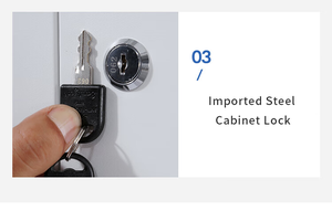 Armadio Multifunzionale in Acciaio per Archiviazione e Forniture con Cassetti Centrali - Product Image 3