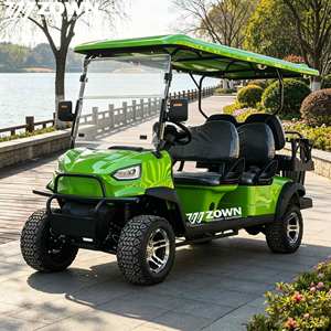 CE Approved 48V Electric Golf Cart 4 Seater Lightweight Golf <b>Buggy</b> with Cargo Box for Farm - Product Image 1