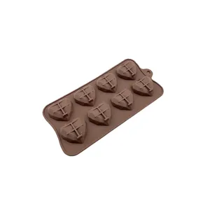 Moule à chocolat en Silicone, en forme de cœur, outils de cuisson, pour la gelée et les bonbons, en 3D