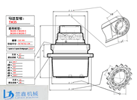 Pièces hydrauliques neuves d'origine pour excavatrice TM35, moteur de translation final SK200-3 SK200-5 SK200-6 SK200-7 pour excavatrice Kobelco