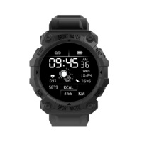 Reloj inteligente FD68S con banda de silicona resistente al agua IP67 Modo deportivo múltiple Monitoreo de la frecuencia cardíaca Función de recordatorio de llamada