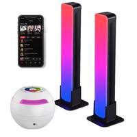 Barra de lámpara ambiental inteligente Rgb para TV, lámpara de ambiente para videojuegos, altavoz de juego con Bluetooth, Control de sonido, luz rítmica de música