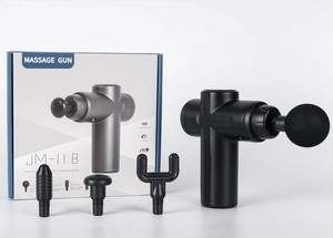 <span class=keywords><strong>Mini</strong></span> masajeador profundo de cuerpo eléctrico de mano con pistola de masaje de taladro deportivo de vibración de 4 cabezas - Product Image 2