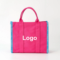 Sac à bandoulière et sac à main en toile grande capacité pour femme, personnalisé avec logo, de marque de créateur, vente en gros