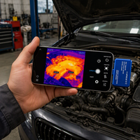 Caméra thermique infrarouge mobile HoldPeak YXP96 96x96 IR 240x240 Super Res USB-C Android iOS pour inspection