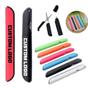 Multifunctional Ballpoint Pen with Folding Scissors and Ruler <b>3</b> in 1 Office School Tool Portable Practical for Everyday Use - Product Image 1