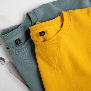 Vente Chaude en Gros – Sweat-shirt Homme Personnalisé à Col Rond en Coton Éponge 380g, Impression Sérigraphique, Uni et Vierge - Product Image 6