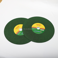 Disque de découpe abrasif en oxyde d'aluminium WGW Green 14" 355*2.5x25.4 pour meuleuse d'angle, haute dureté 80m/s - Fabriqué dans le Hebei