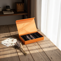 Boîte en carton rigide personnalisée avec logo, magnétique et recyclable, certifiée ISO9001, pour emballage de parfum de luxe, avec impression en bronze