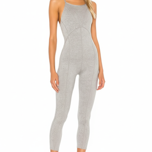 Combinaison de yoga une pièce personnalisée OEM à haute élasticité Combinaison de Pilates pour femmes - Product Image 1