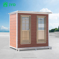 Toilettes publiques mobiles OEM/ODM pour parcs extérieurs, utilisation en transport, nouvelle conception à faible coût, construction en acier adaptée aux personnes handicapées